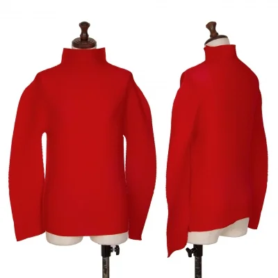ISSEY MIYAKE me Stretch Pleats Turtle Neck T Shirt