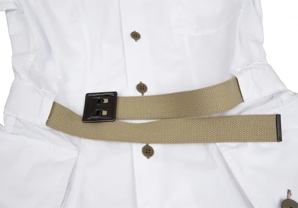 JUNYA WATANABE COMME des GARCONS Belted Pocket Shirt Dress K-129482_011