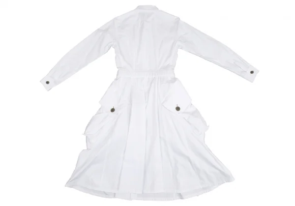 JUNYA WATANABE COMME des GARCONS Belted Pocket Shirt Dress K-129482_014