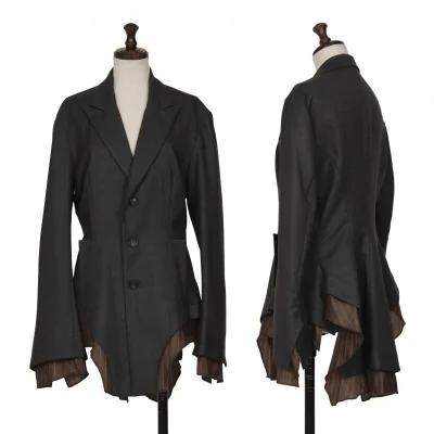 LIMI feu Wool Poly Layered Jacket