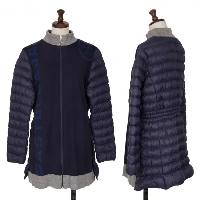 CASTELBAJAC Down Switching Knit Blouson