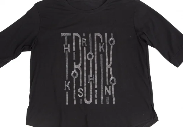 HIROKO KOSHINO TRUNK Sequins Glitter Printed T Shirt K-129504_007