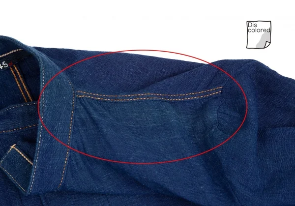 45rpm 45R 藍染スタンドカラーシャツジャケット 紺3 K-129524_006