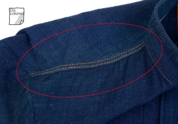 45rpm 45R 藍染スタンドカラーシャツジャケット 紺3 K-129524_007