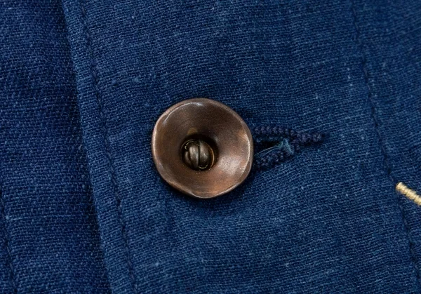 45rpm 45R 藍染スタンドカラーシャツジャケット 紺3 K-129524_009