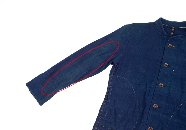 45rpm 45R 藍染スタンドカラーシャツジャケット 紺3 K-129524_010