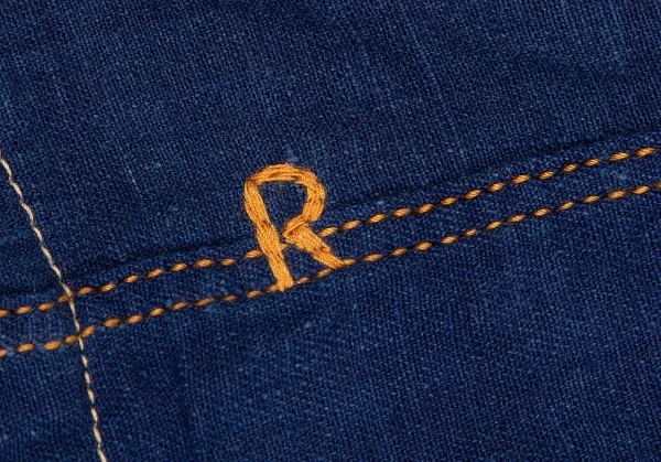 45rpm 45R 藍染スタンドカラーシャツジャケット 紺3 K-129524_017