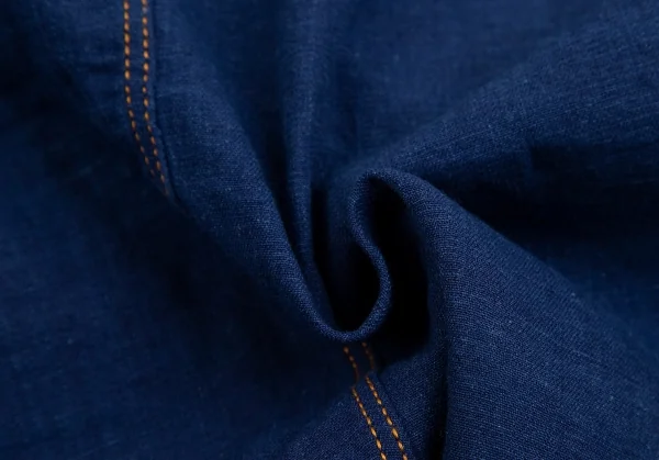 45rpm 45R 藍染スタンドカラーシャツジャケット 紺3 K-129524_018