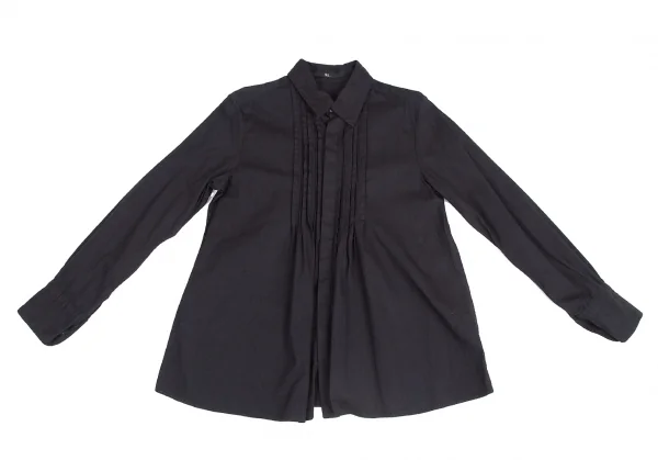 45R Indigo Dyeing Tuck Design Long Sleeve Shirt K-129528_002