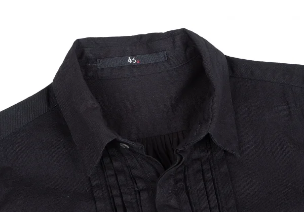 45R Indigo Dyeing Tuck Design Long Sleeve Shirt K-129528_006