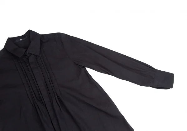 45R Indigo Dyeing Tuck Design Long Sleeve Shirt K-129528_009