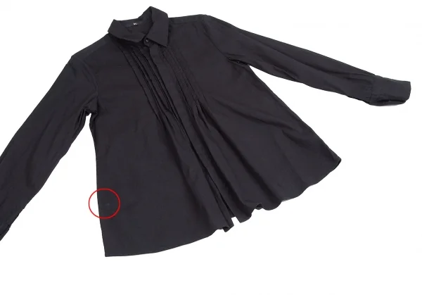 45R Indigo Dyeing Tuck Design Long Sleeve Shirt K-129528_011