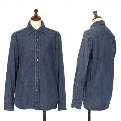 45R Indigo dyeing 10th Anniversary Long Sleeve Shirt
