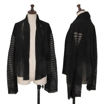 ISSEY MIYAKE FETE Mesh Switching Cardigan