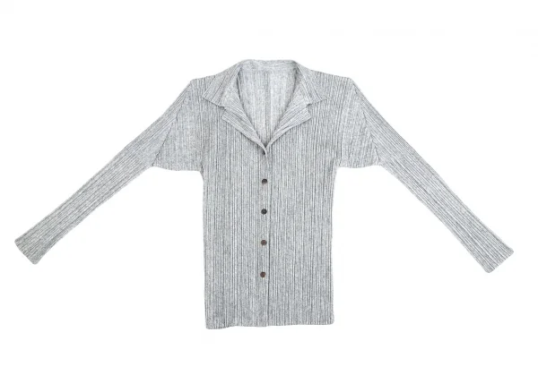 PLEATS PLEASE Printed Long Sleeve Shirt K-129559_002
