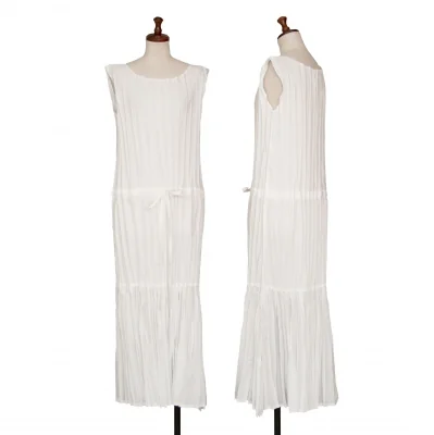 ISSEY MIYAKE Drawstring Gathered Pleats Dress