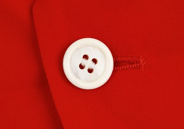 コムデギャルソンCOMME des GARCONSポリシフォンシースルーモーニングジャケット 赤M K-129582_009