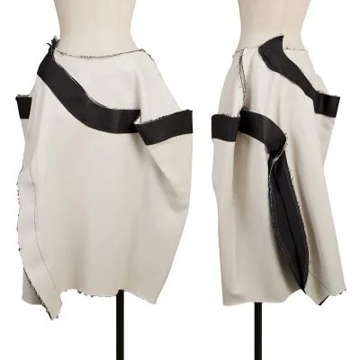 COMME des GARCONS Inside Out Cotton Silk Balloon Skirt