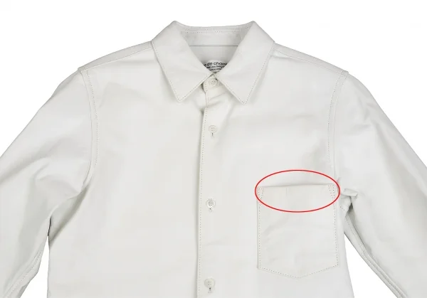 robe de chambre COMME des GARCONS Leather Shirt K-129623_003