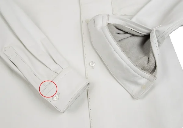 robe de chambre COMME des GARCONS Leather Shirt K-129623_008