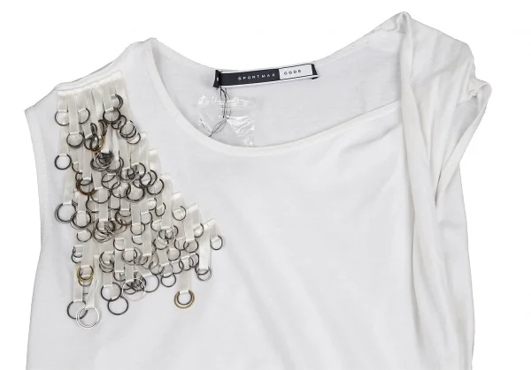 SPORTMAX CODE Ring Decoration Sleeveless Top K-129626_003