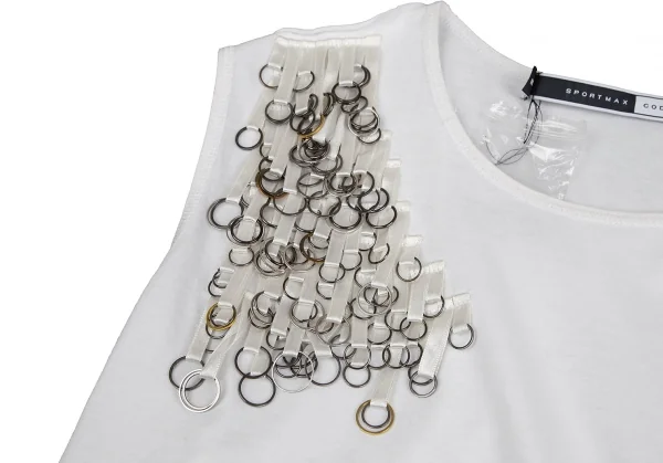 SPORTMAX CODE Ring Decoration Sleeveless Top K-129626_005