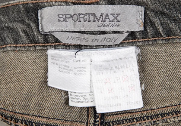 スポーツマックスSPORTMAX デニムミニスカート グレー36 K-129630_013