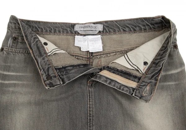 スポーツマックスSPORTMAX デニムミニスカート グレー36 K-129630_007
