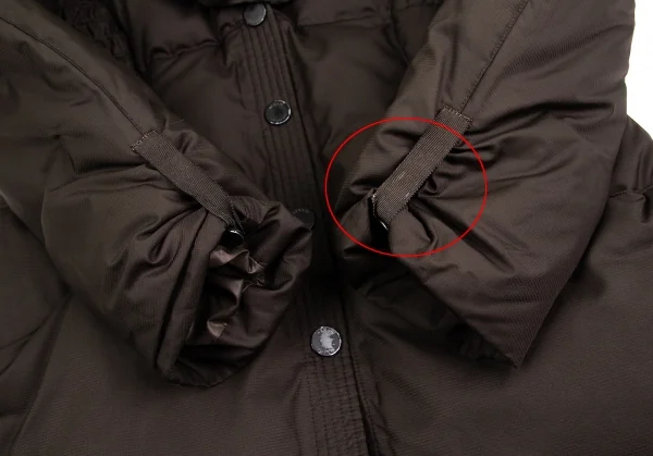 アルマーニコレツィオーニARMANI COLLEZIONI 襟デザインダウンコート 茶44 K-129636_006