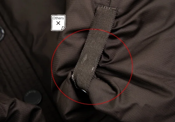 アルマーニコレツィオーニARMANI COLLEZIONI 襟デザインダウンコート 茶44 K-129636_007