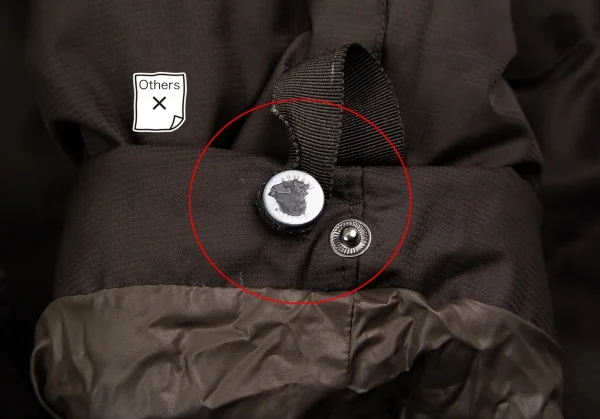 アルマーニコレツィオーニARMANI COLLEZIONI 襟デザインダウンコート 茶44 K-129636_009