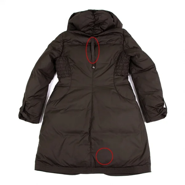 アルマーニコレツィオーニARMANI COLLEZIONI 襟デザインダウンコート 茶44 K-129636_015
