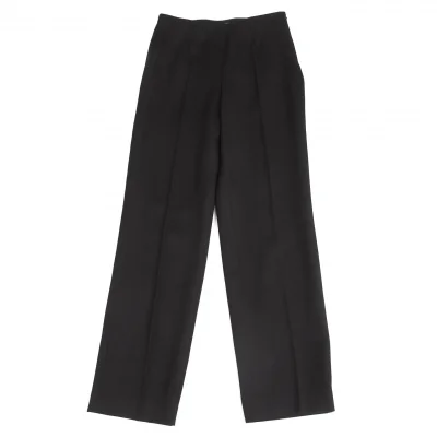 EMPORIO ARMANI Wool Center Seam Straight Pants
