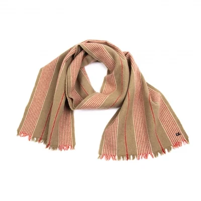 45rpm 45R Striped Wool Scarf