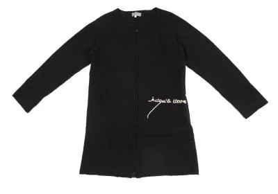 Yohji Yamamoto POUR HOMME Message Embroidery Knit Cardigan