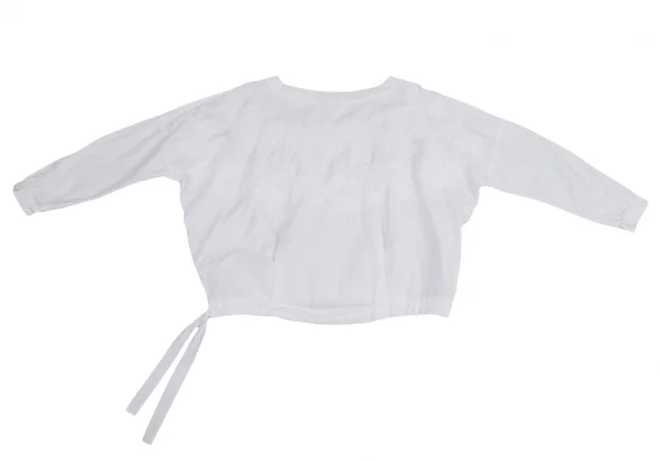 45R Flower Embroidery Cotton Design Tops K-129691_011