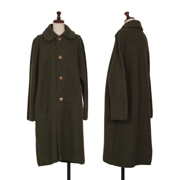 Tabrik alpaca shaggy coat (khaki) | nii-B | WEB