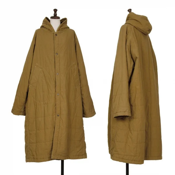 45R Quilted Padding Coat Camel 3 K-129693_001