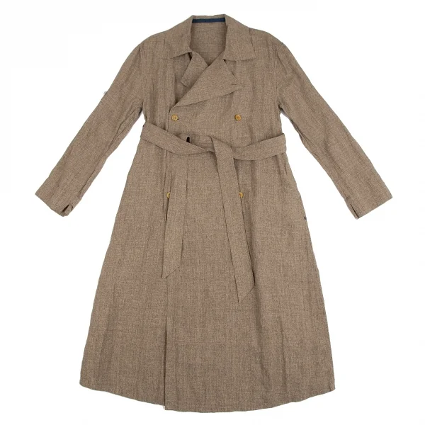 45R Dyed Linen Trench Coat K-129699_002