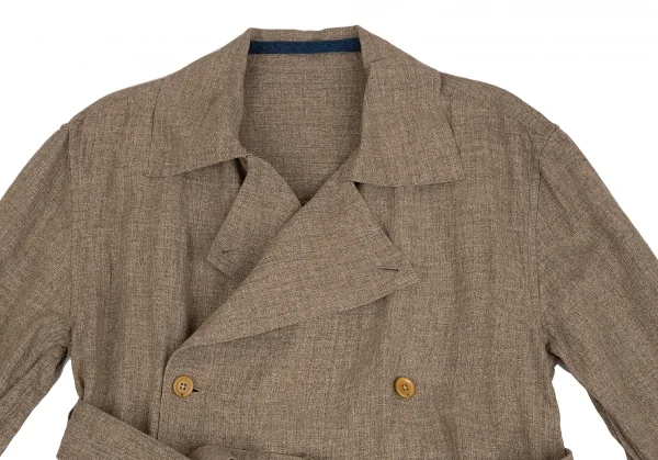 45R Dyed Linen Trench Coat K-129699_003