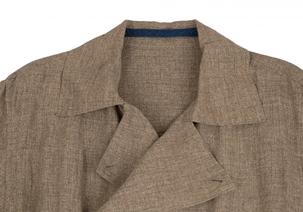 45R Dyed Linen Trench Coat K-129699_004