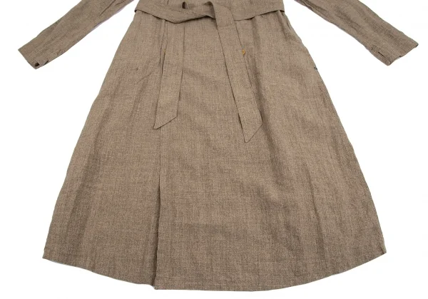 45R Dyed Linen Trench Coat K-129699_010