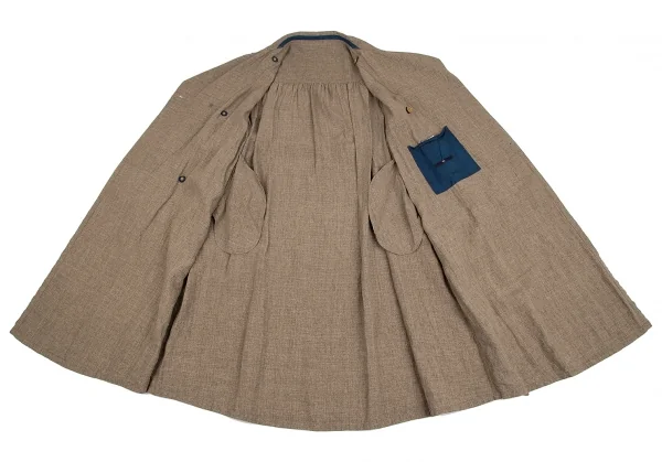 45R Dyed Linen Trench Coat K-129699_015