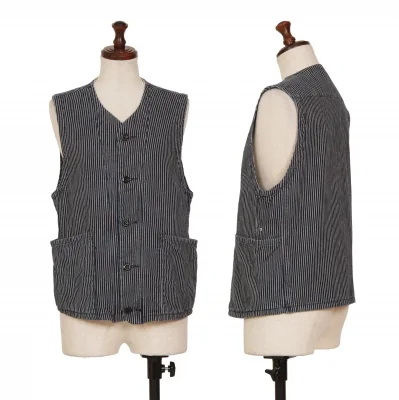 45R Striped Cotton Vest