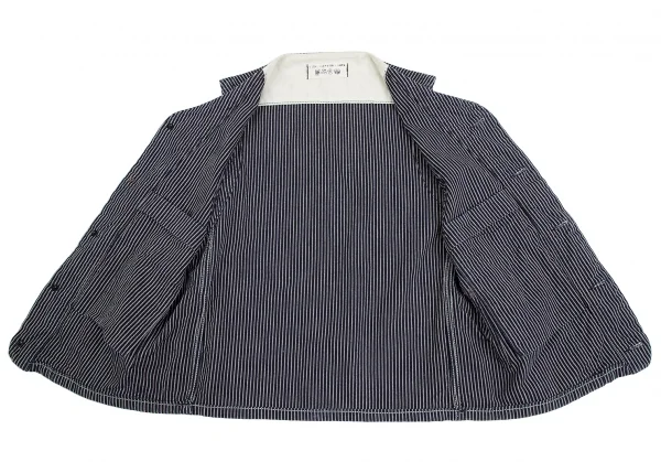 45rpm 45R ヒッコリーコットンベスト 紺3 K-129706_010