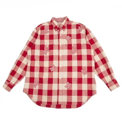 Karl Helmut Cotton Patch Check Long Sleeve Shirt
