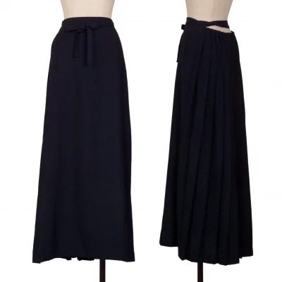 Jean-Paul GAULTIER CLASSIQUE Wool Pleated Skirt