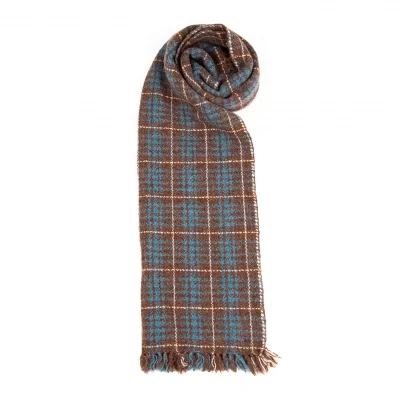 45rpm Check Fringe Stole