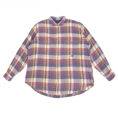 Papas Cotton Checker Long Sleeve Shirt
