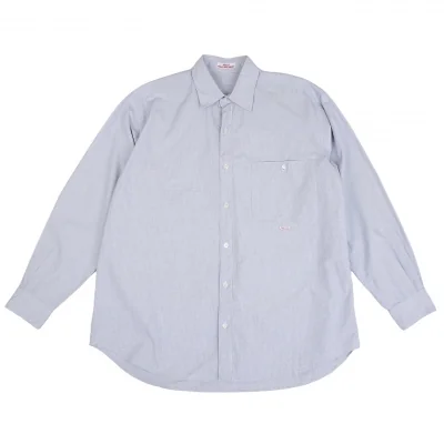 Papas Check Cotton Long Sleeve Shirt